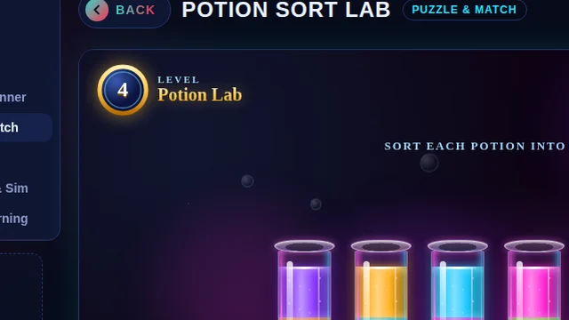 Potion Sort Lab